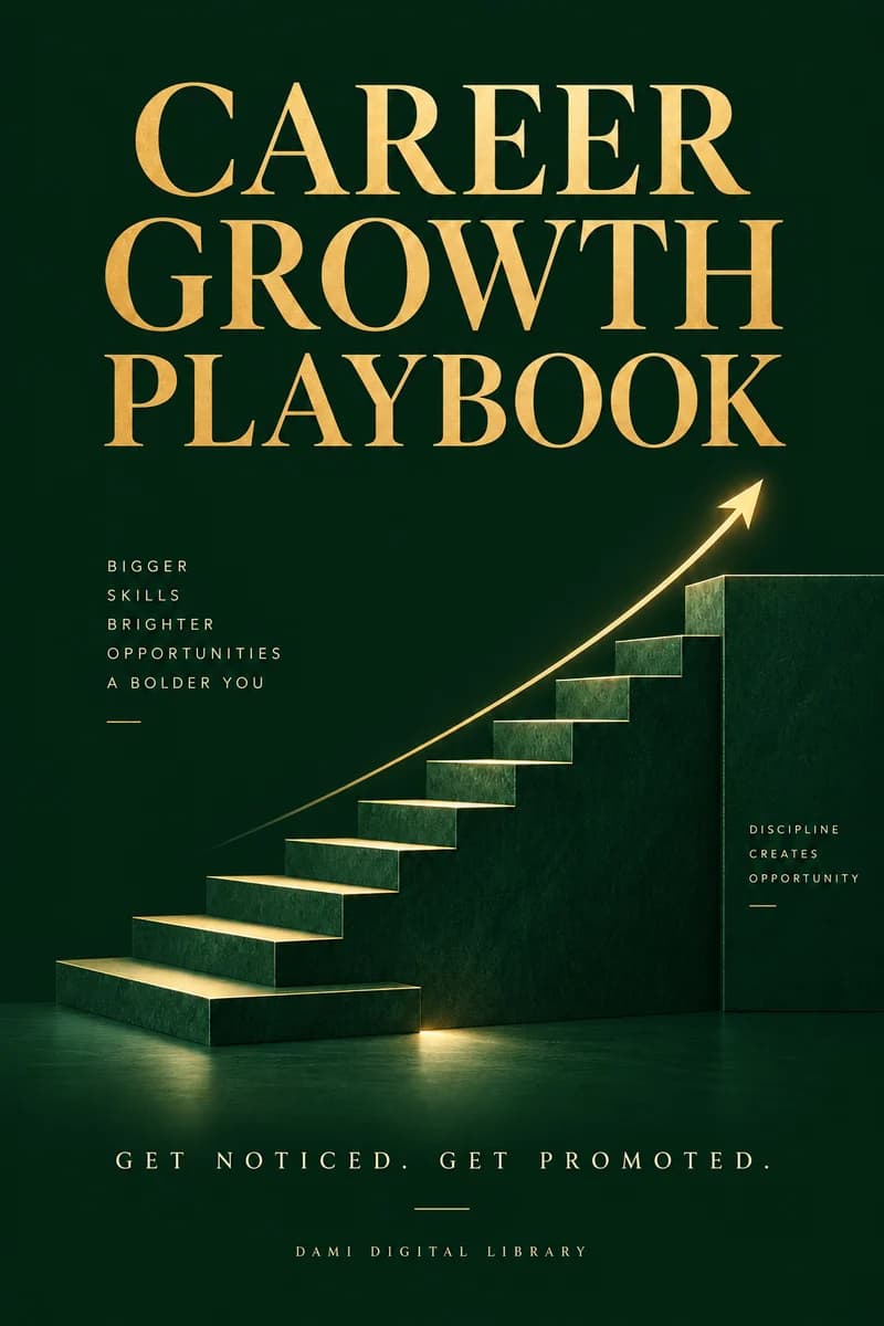 Career Growth Playbook — Get Noticed. Get Promoted. Build the Life You Want.