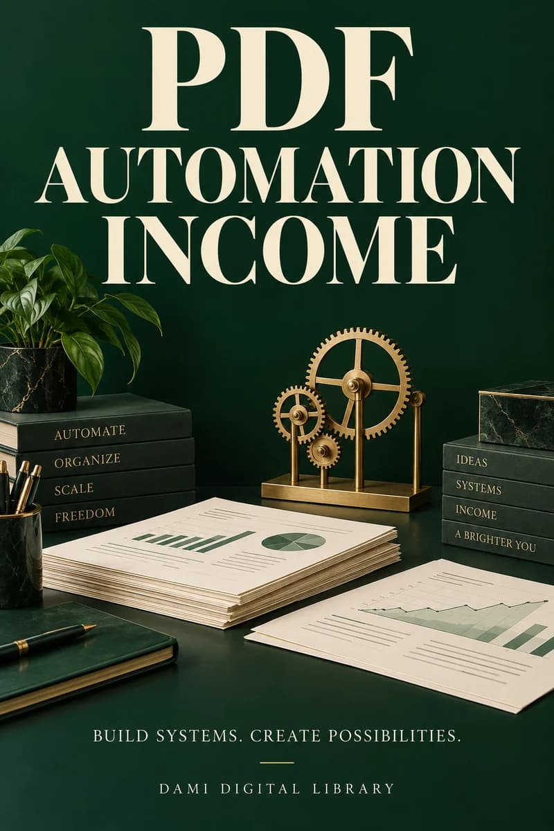 PDF Automation Income — Turn Simple PDFs Into Real Income