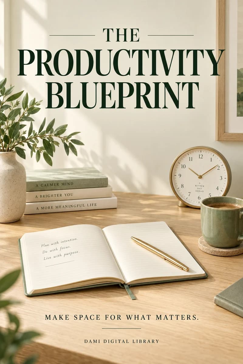 The Productivity Blueprint — Get More Done. Live a Better Life.